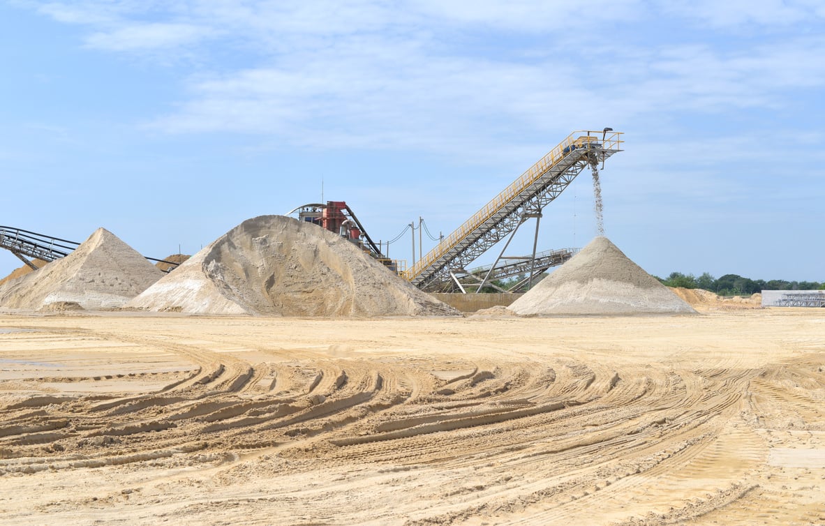 Sand mining