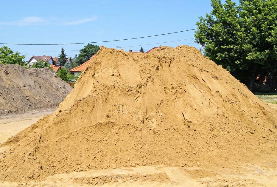 sand as construction material